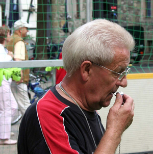 Als Trainer, Spieler und Schiedsrichter war Rolf Bock aktiv.  Foto: Wagner