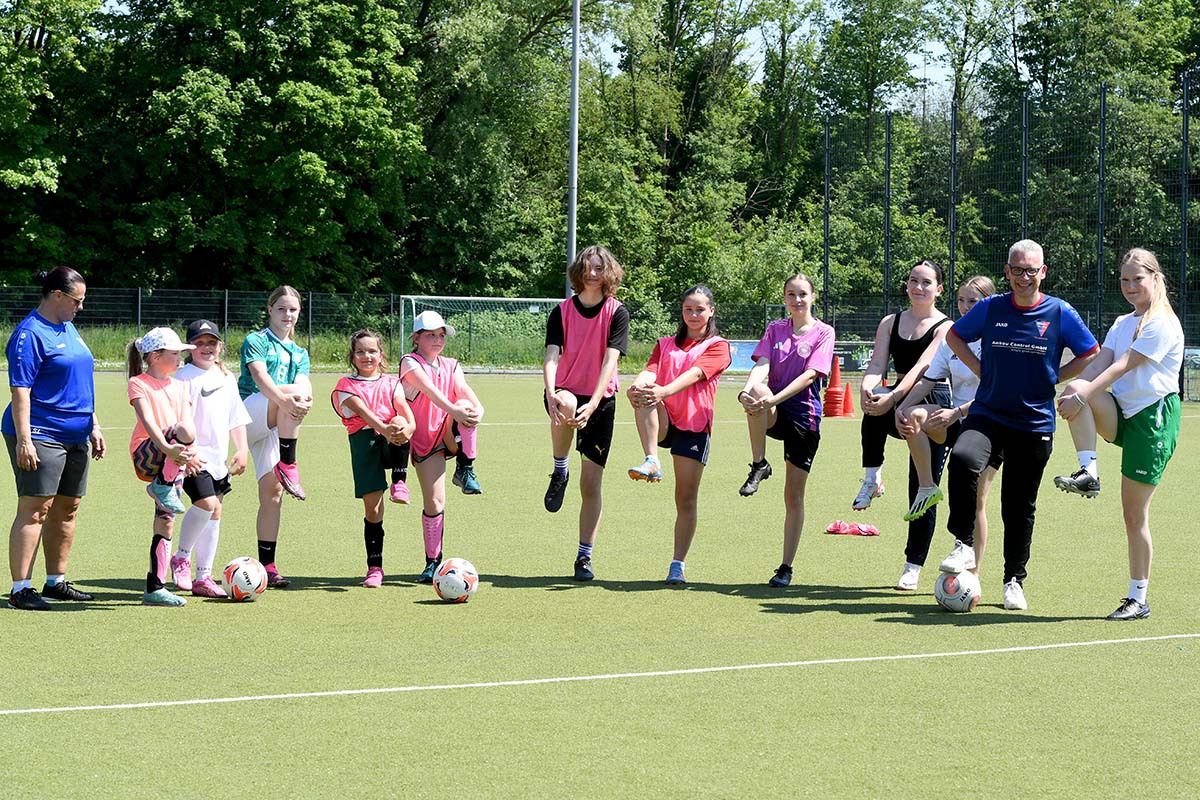 Mädchen, die Lust am Fußball haben, sind beim Werner SC herzlich willkommen. Foto: MSW 