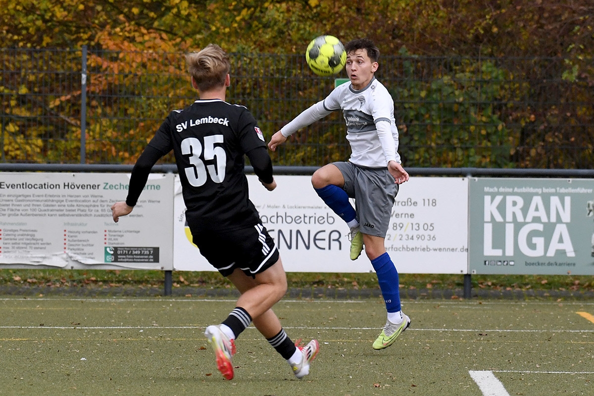 Mit seinem zweiten Saisontor brachte Colin Lachowicz sein Team in Führung. Foto: MSW
